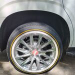 dirty tires before mr huntbubblez cleaned them in houston tx
